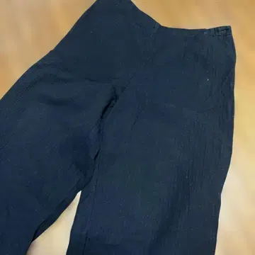 군겐도 면 와이드 팬츠