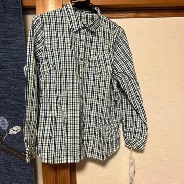 토피즈 체크 셔츠