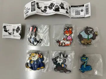 주토피아 2 러버 키링 컴플리트