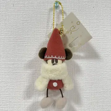 도쿄 디즈니 리조트 크리스마스 리루린린 봉제 인형 참 레드 빨간색