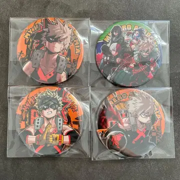 나의 히어로 아카데미아 바쿠고 카츠키 컬렉션 캔뱃지 4개 세트