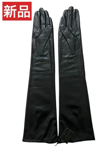 [ 미사용 새상품 ] jennifer 롱 그로브 블랙 천연 가죽