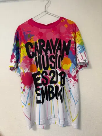 아키타 CARAVAN MUSIC FES 2018 티셔츠 타카하시 유