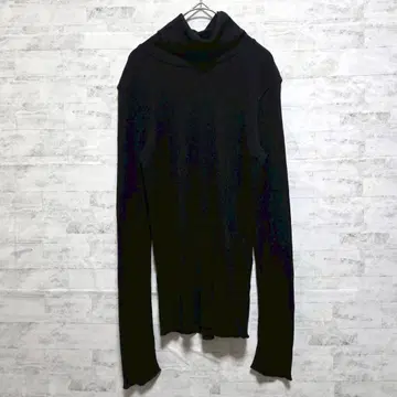 [ 오페크 도트 클립 ] 터틀넥 리브 니트 M 성숙 캐주얼