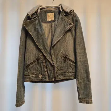 Billabong 후드 부착 데님 자켓