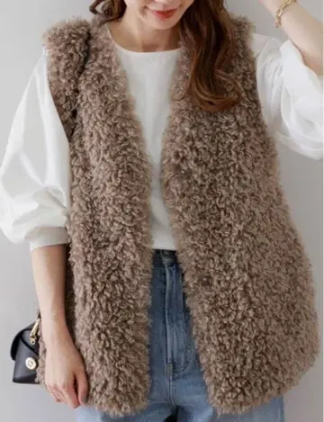 Sonny Label 어반 리서치 서니라벨 페이크 퍼 베스트