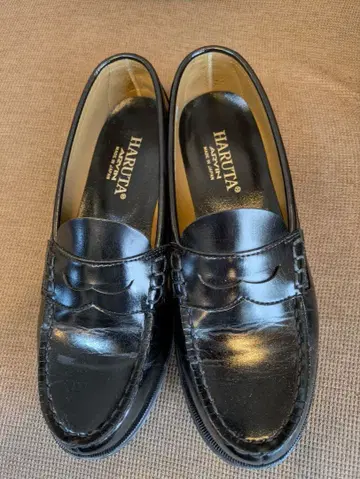 HARUTA ARVIN 로퍼 25.5cm 블랙