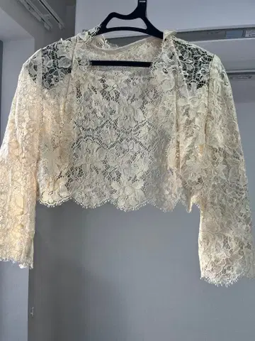 레이스 볼레로 베이지 9호