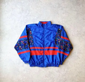 90s 빈티지 아카이브 올 패턴 나일론 자켓 ma1 타입