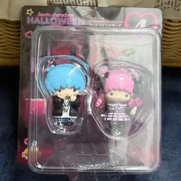 산리오 Happy 복권 2024 할로윈 리틀트윈스타 피규어