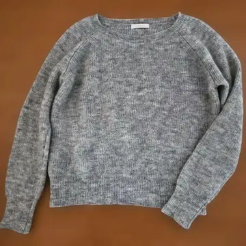 라운지 드레스 니트 모헤어 지퍼