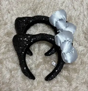 USJ 헬로키티 머리띠 블랙