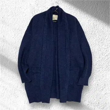 [ 나노 유니버스 ] 가디건 울 혼방 버튼리스 포켓 있음 긴팔 36