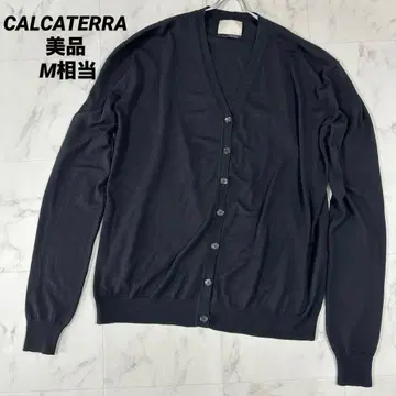[ 새상품급 ] CALCATERRA V넥 가디건 메리노울 M 상당
