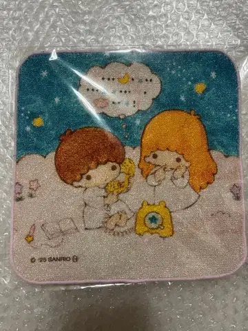 키키&라라 서점 한정판 50주년 타월 손수건 리틀트윈스타 산리오