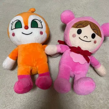 호빵맨 후와린 스마일 봉제 인형 아기빵맨 짤랑이