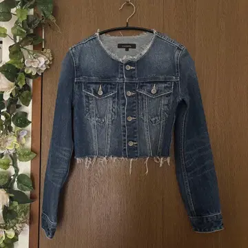 S 사이즈 rienda 리엔다 숏 기장 데님 자켓