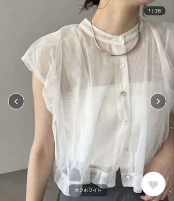 CAPRICIEUX LE MAGE 튤 벌룬 셔츠