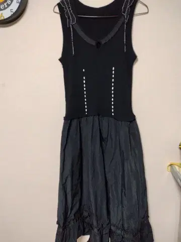 코시노 히로코 인터내셔널 블랙 롱 원피스