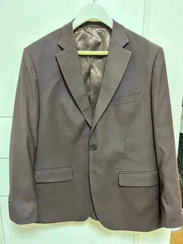 브라운 테일러드 자켓