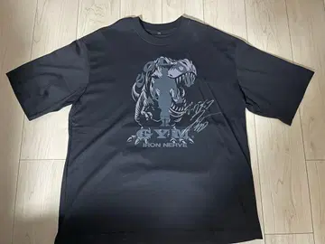 IRON NERVE x GOLD'S GYM 티셔츠 사인 포함