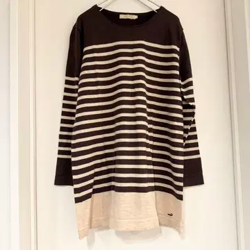 크로커다일 보더 튜닉 니트 빅