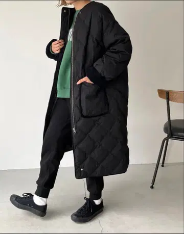 CANAL JEAN RED CHOP WORKS 퀼팅 다운 코트