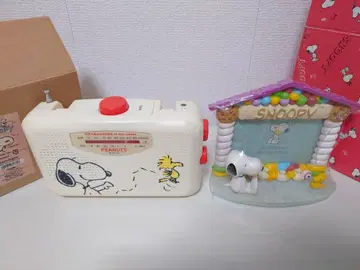PEANUTS 스누피 라디오와 사진 스탠드
