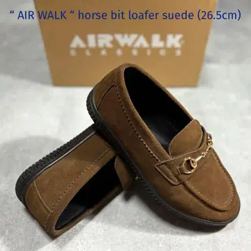 [미사용 새상품] 에어워크 스웨이드 홀스빗 로퍼 26.5cm