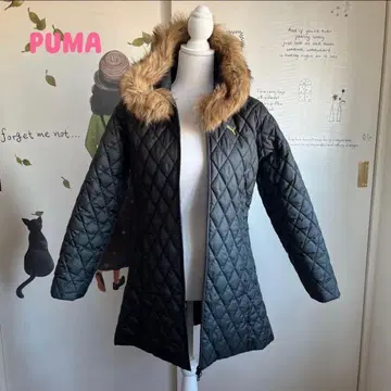 #994 PUMA 푸마 블랙 나일론 퀼팅 자켓