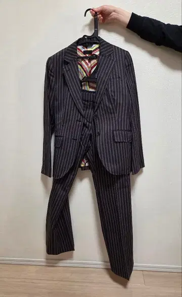 폴 스미스 스트라이프 비즈니스 정장 상하의 세트