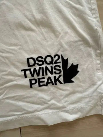 DSQUARED2 TWINS PEAK 티셔츠 XS 화이트