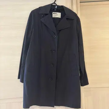 MHL. 네이비 트렌치코트