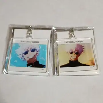 주술회전 TSUTAYA 아크릴 키링 op ed 고죠 사토루 세트