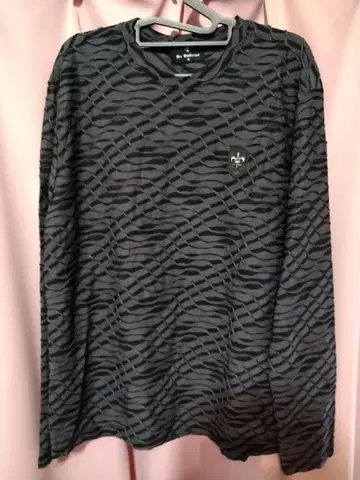 Be AMBITION 로고 와펜 & 자수입 상의 롱T 남성용