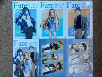 로손 한정판 Fate 클리어 파일 전 6종 & 클리어 시트 전 6종 세트