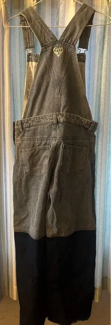 데님 살로펫 그레이와 블랙의 바이컬러