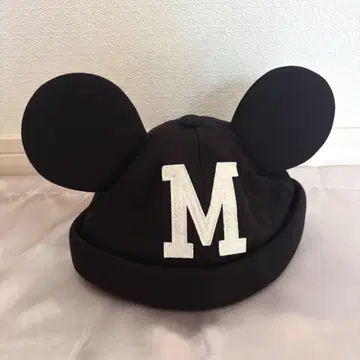 디즈니 미키 귀달린 모자 블랙
