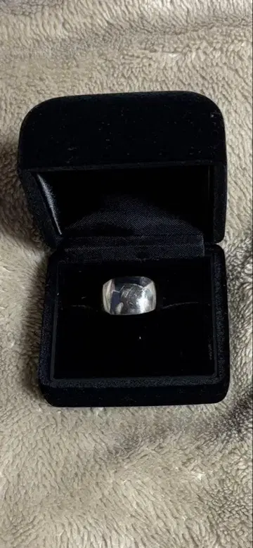 실버 심플 밴드링