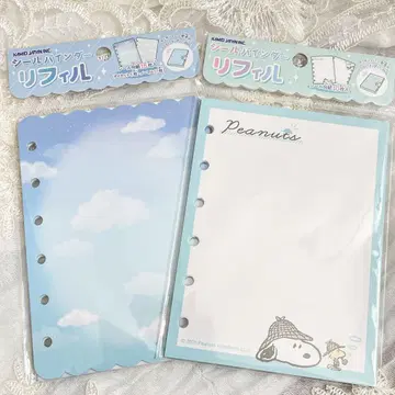 Peanuts 리필 A5 사이즈 씰 포함