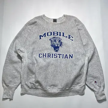 90s 챔피온 리버스 위브 2XL 그레이 타이거 프린트 7350