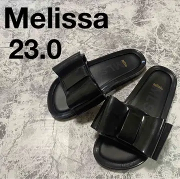 새상품급 Melissa 멜리사 샌들 플랫 브라질 리본 23