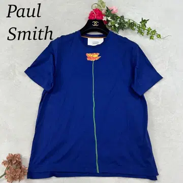 R117 새상품급 현행 M 폴스미스 한 송이 꽃 반팔 티셔츠 여성용