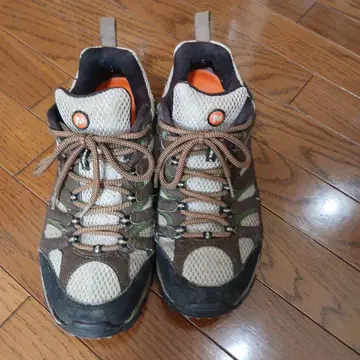 Merrell 트레킹 슈즈 브라운/그린 27cm