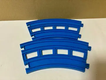 [프라레일] 복선 곡선 레일 2개 홈 없음 구형 제품