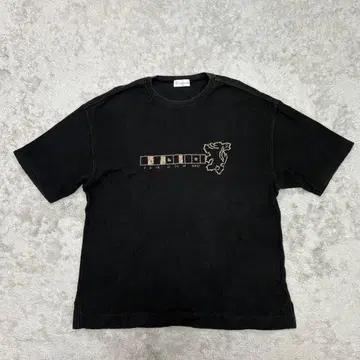 santafe 써멀 T셔츠 자수 로고 블랙 52 사이즈 BZ07