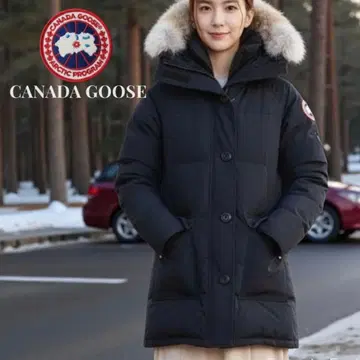 CANADA GOOSE BRONTE M 사이즈 블랙 캐나다제 다운