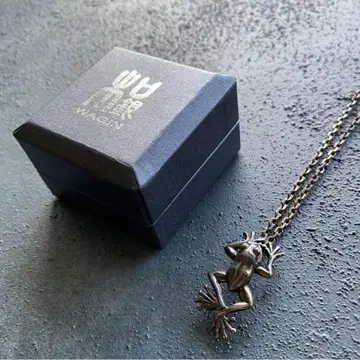 화은 WAGIN Sterling Silver 925 개구리 목걸이