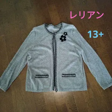 새상품급 레리안 빅 사이즈 13+ 캐시미어 노카디건 그레이