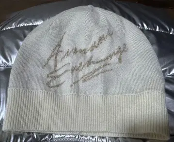 미사용 ARMANI EXCHANGE 니트 모자 one size